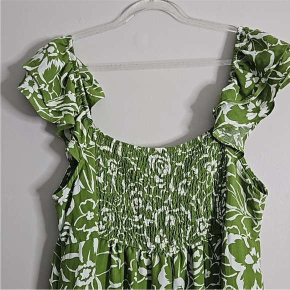 Floral Green Dress - Picture 5 of 6